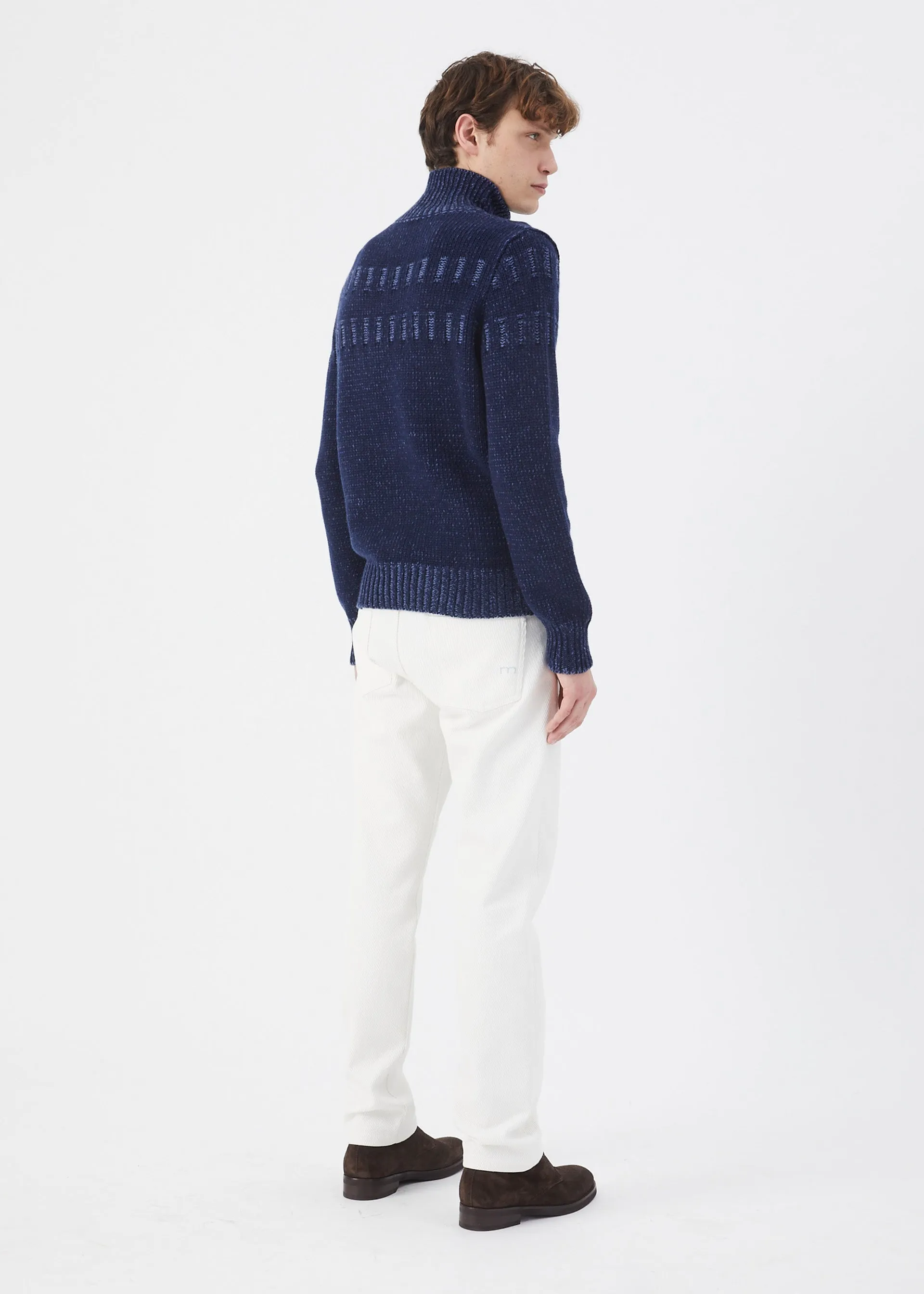 Maglia collo alto in cashmere