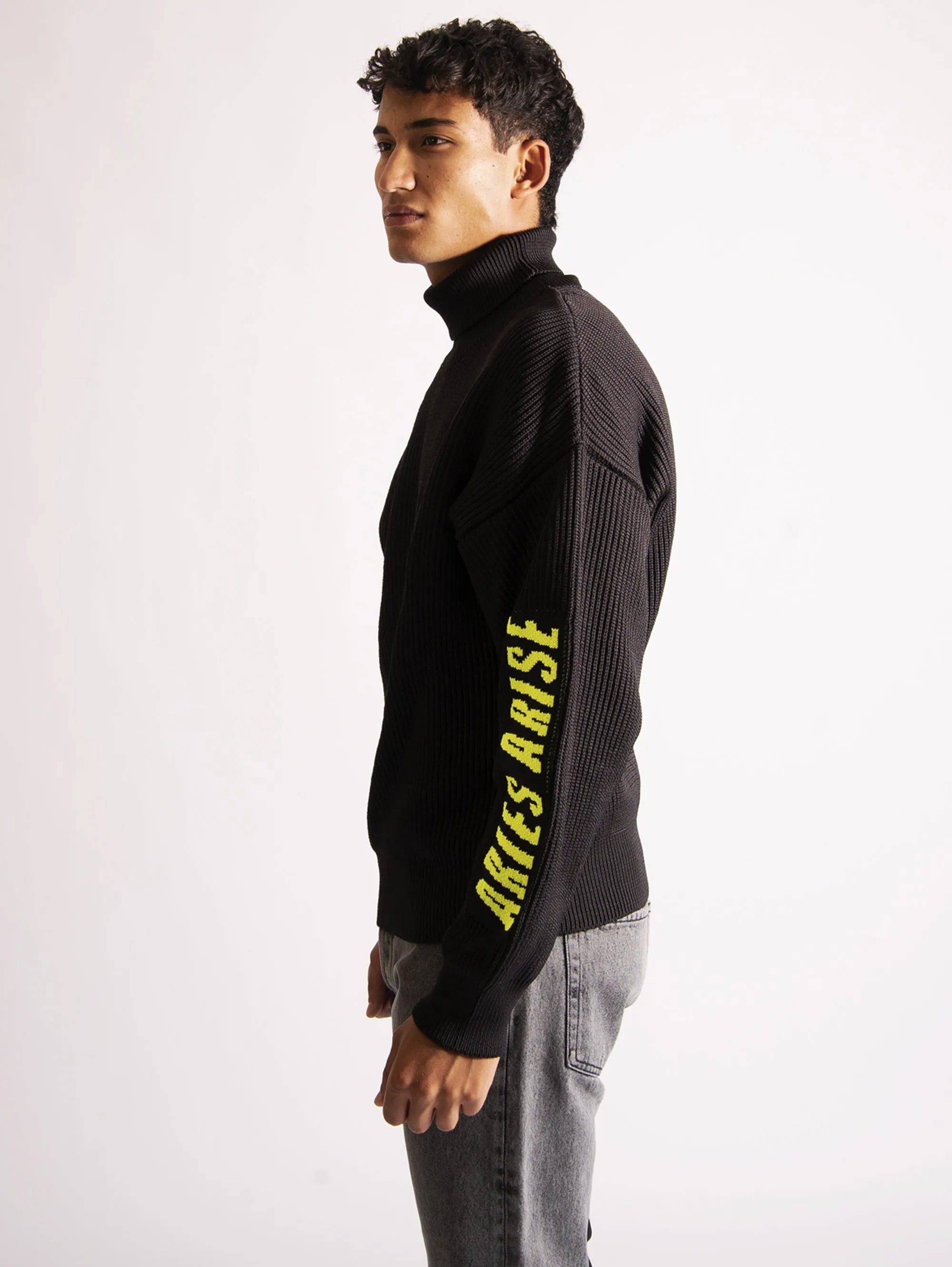 Maglia Collo Alto Nero