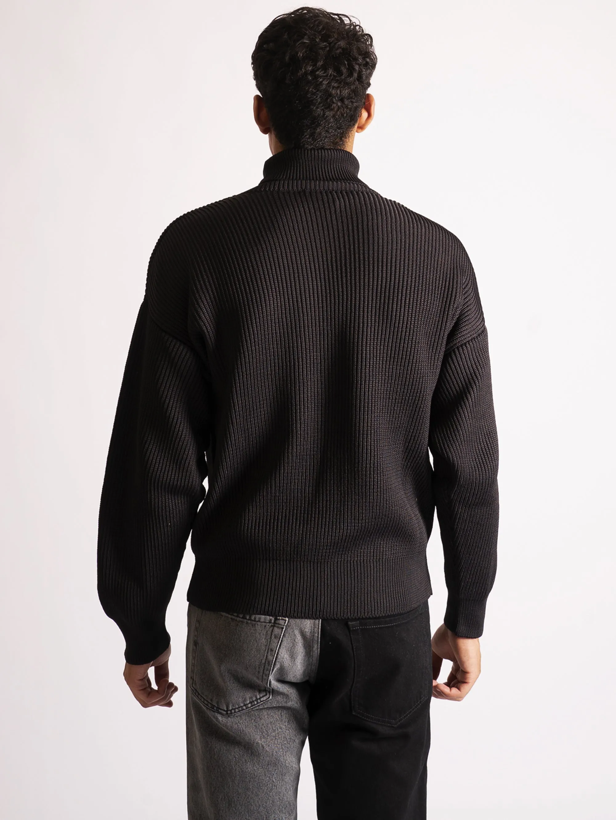 Maglia Collo Alto Nero
