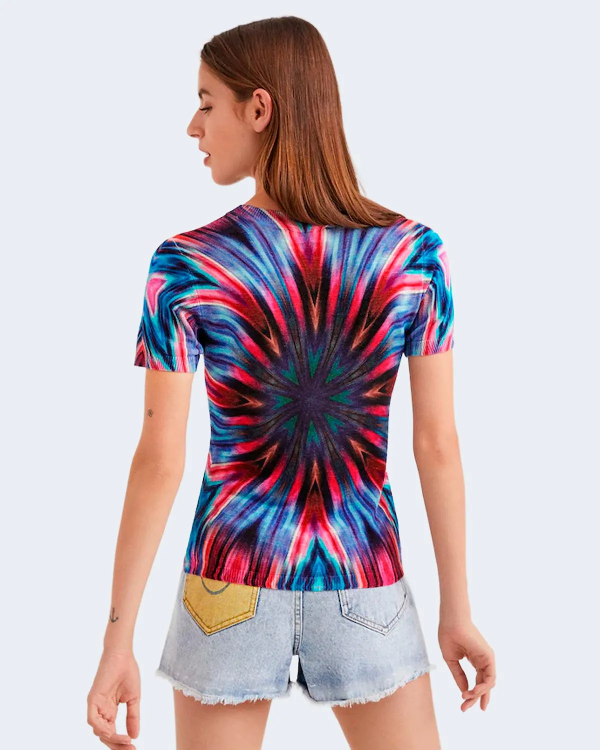 Maglia Desigual ts laia Azzurro