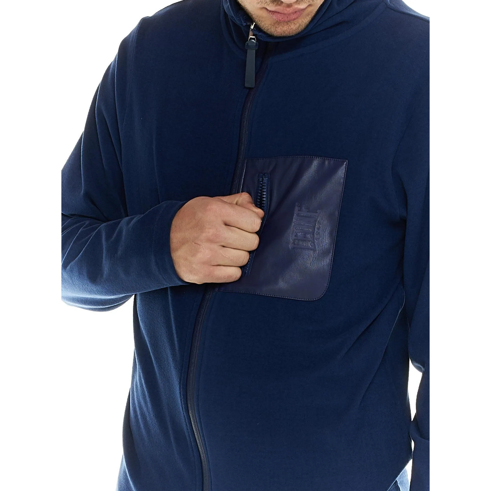 Maglia Leone uomo collo in piedi full zip Lifestyle