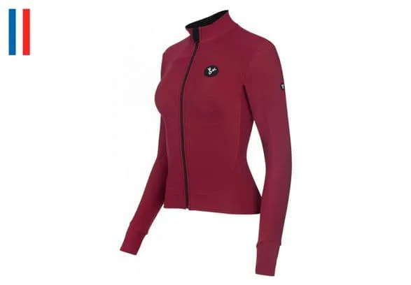 Maglia manica lunga da donna LeBram Allos Bordeaux