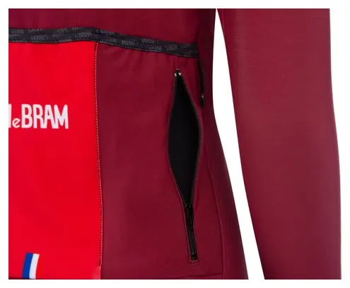 Maglia manica lunga da donna LeBram Allos Bordeaux