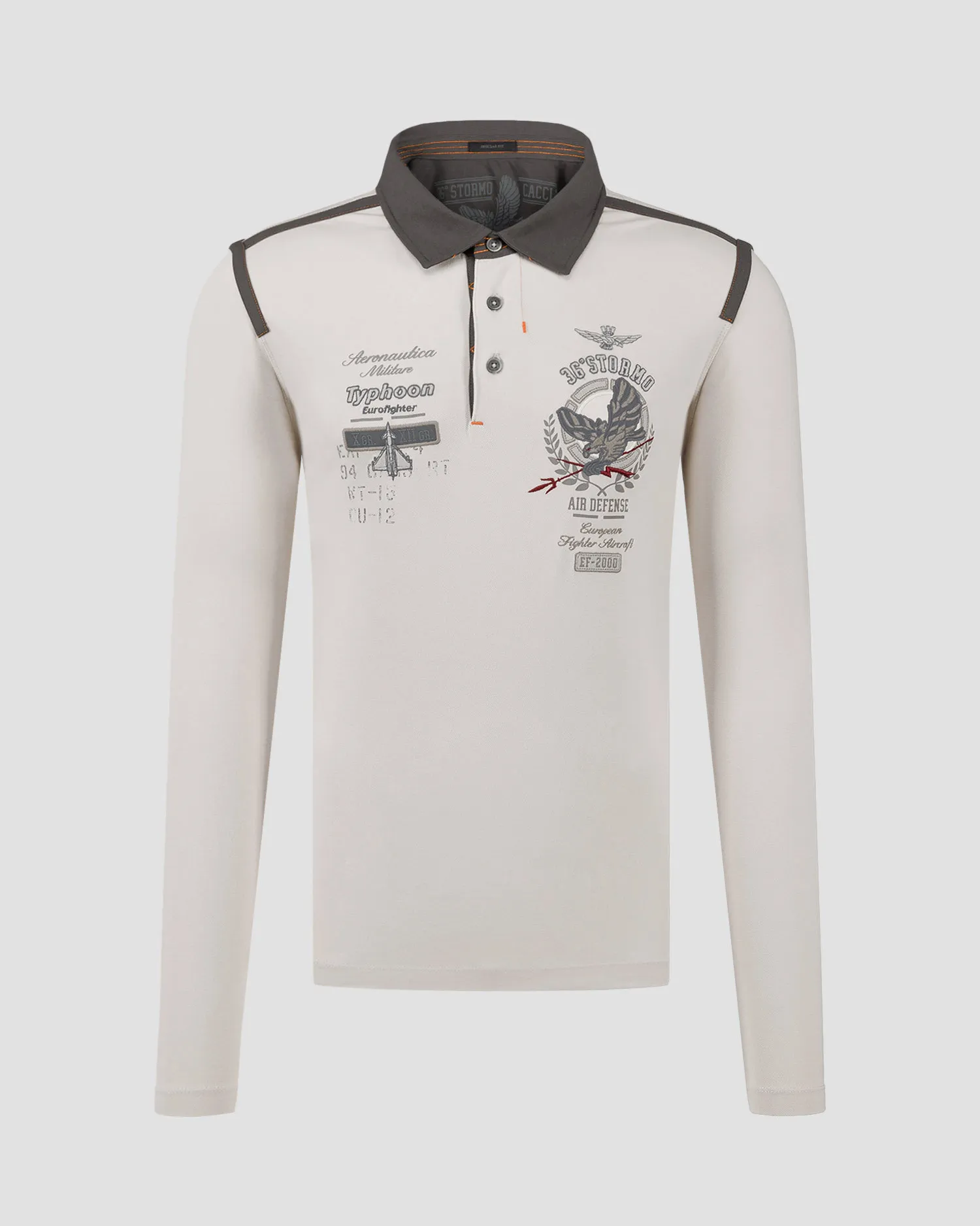 Maglietta a maniche lunghe da uomo Aeronautica Militare 242PO1821P173-73098