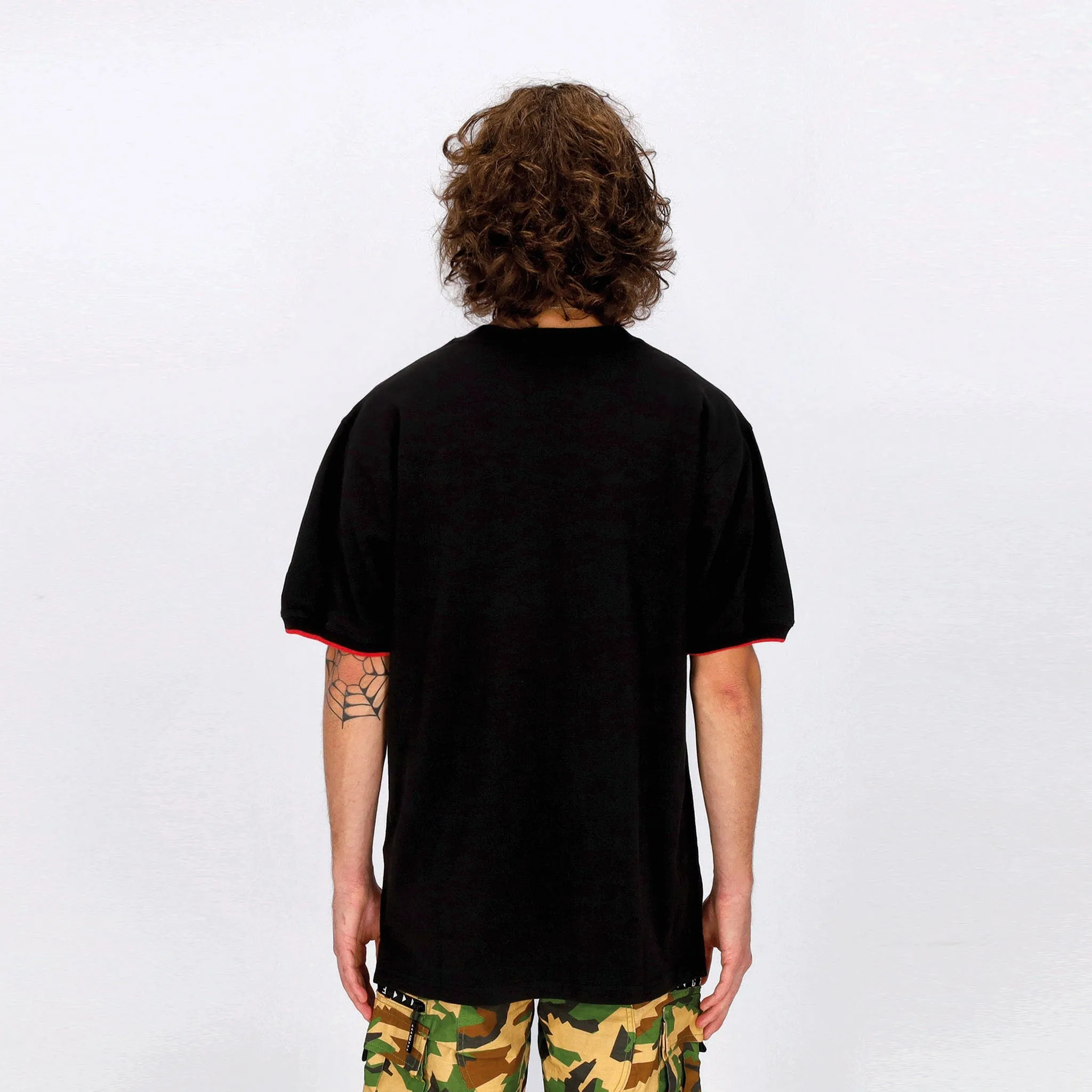 Maglietta Uomo Cholo Round Neck G-polo Jolly Black