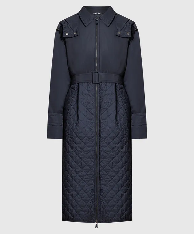 Max Mara Weekend Cappotto trapuntato blu OLGA