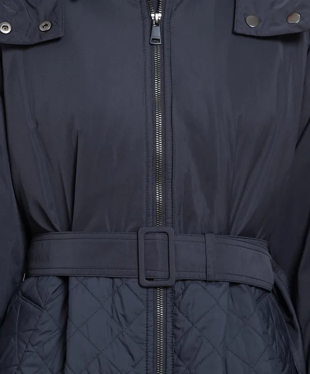 Max Mara Weekend Cappotto trapuntato blu OLGA