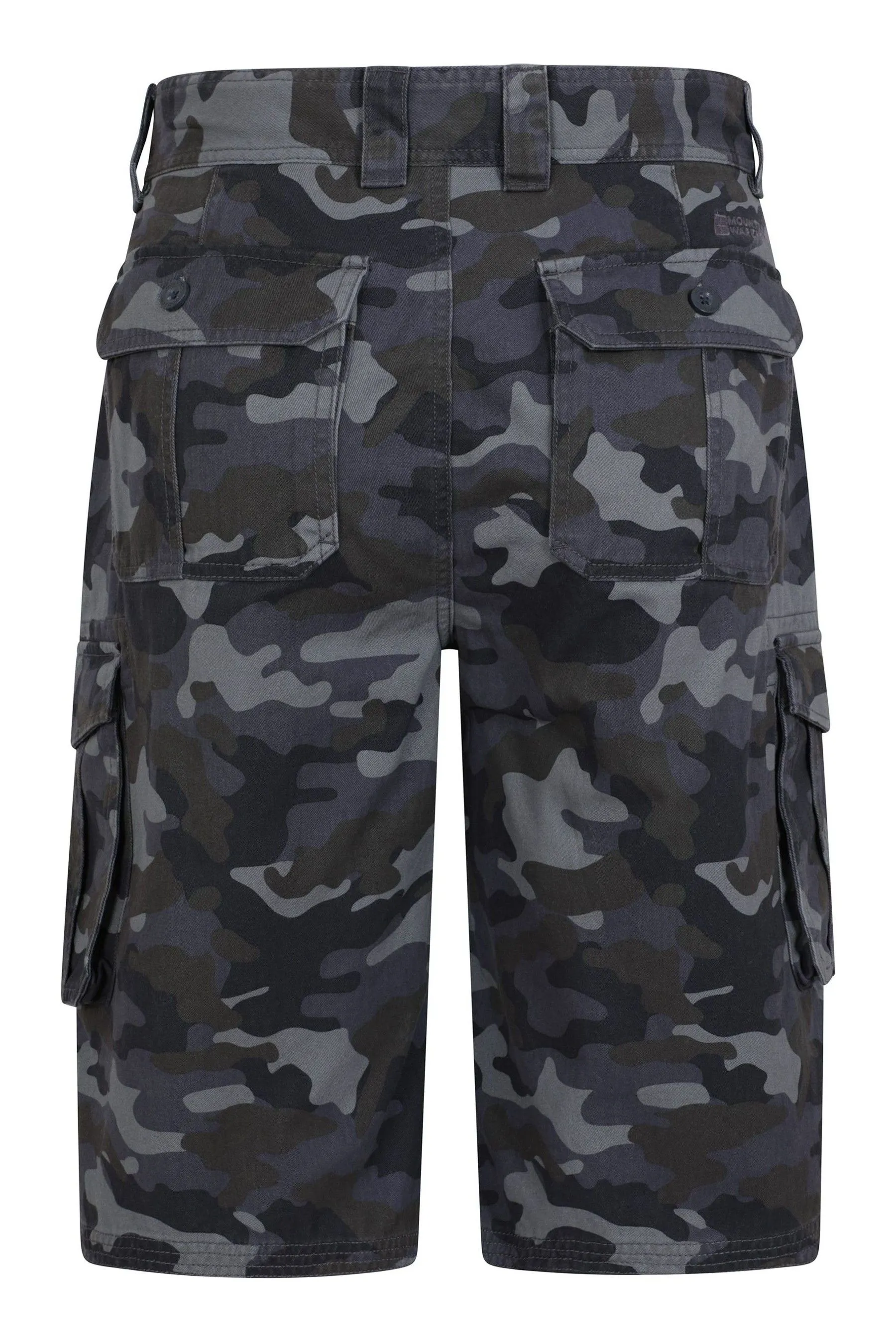Mountain Warehouse Uomo - Shorts cargo in cotone con motivo mimetico