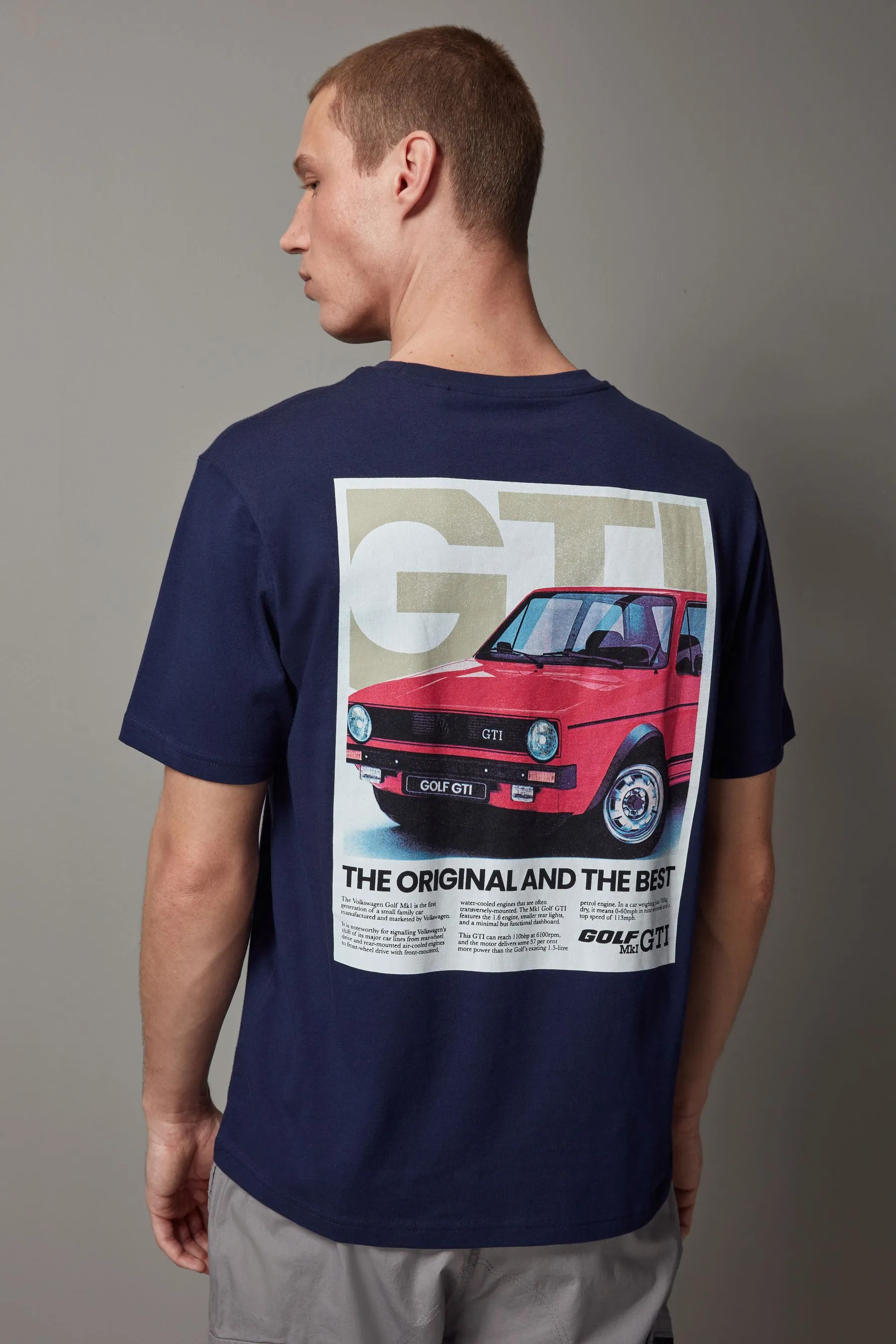 Navy  - Golf - GTI - T-shirt