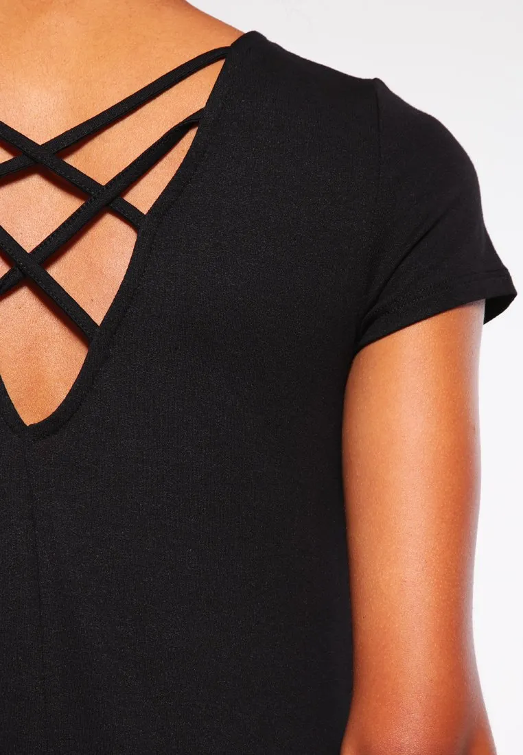 ONLBERA BACK LACE UP JRS - Vestito estivo