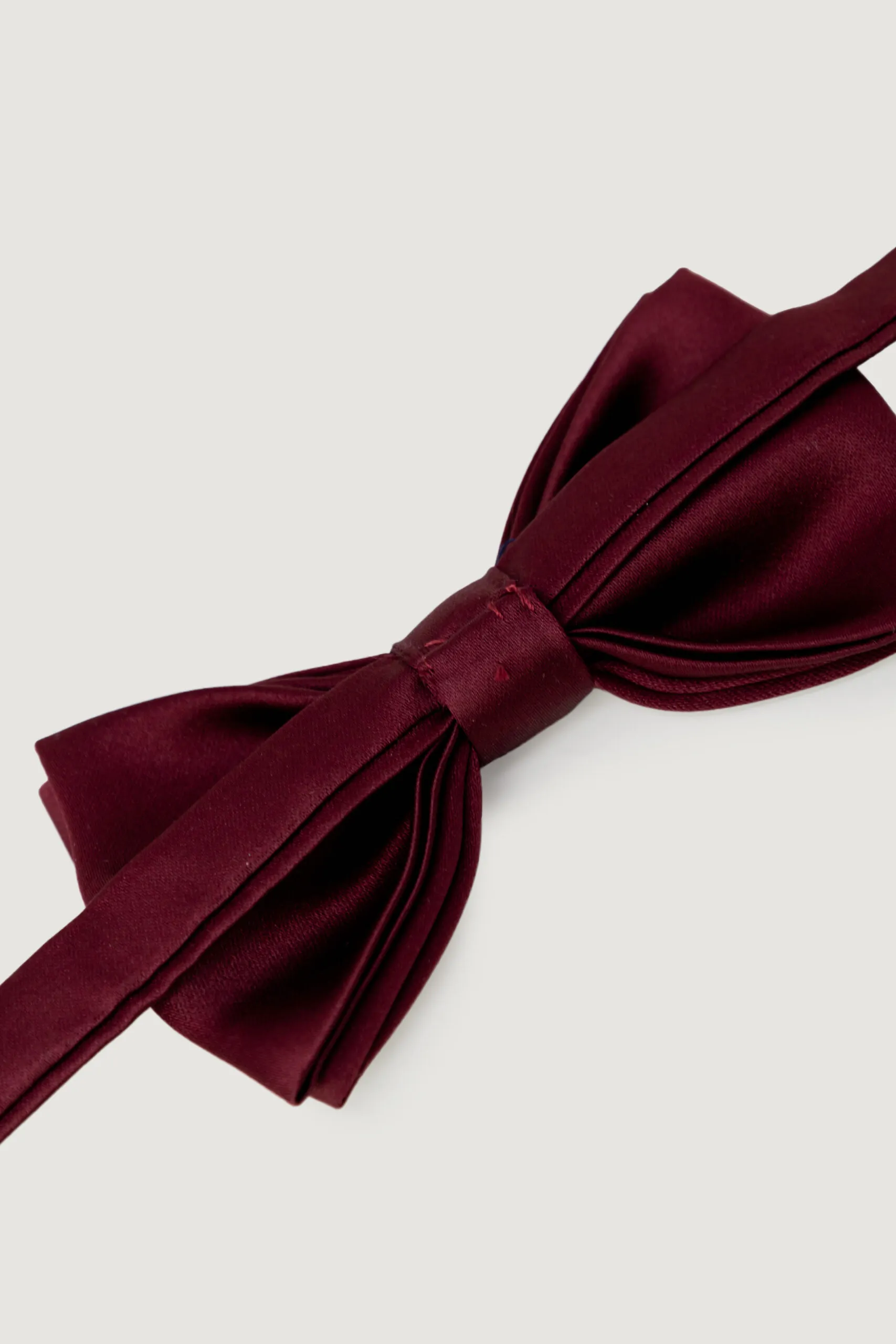 Papillon Punto Sella Cravatte Papillon seta Bordeaux