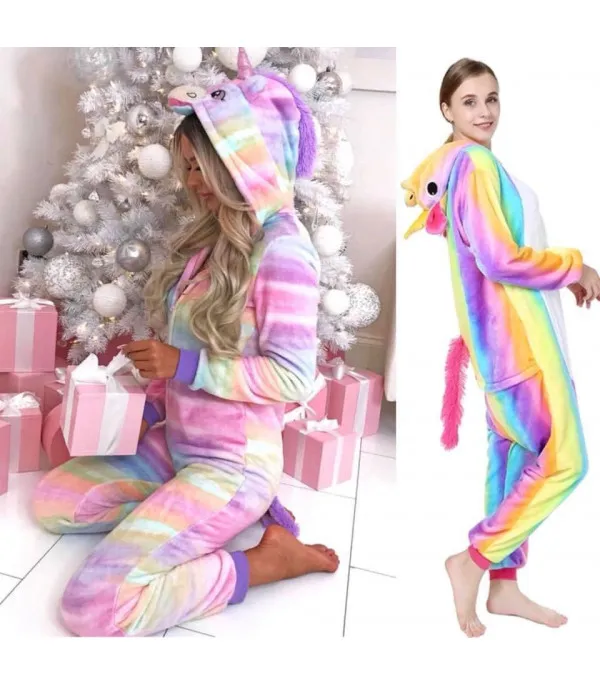 Pigiamino unicorn rainbow