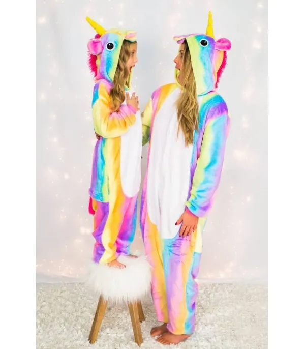 Pigiamino unicorn rainbow