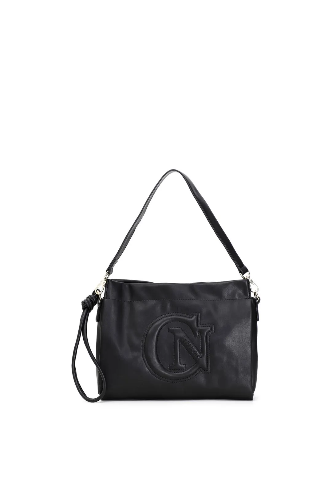 pochette con logo cn in rilievo