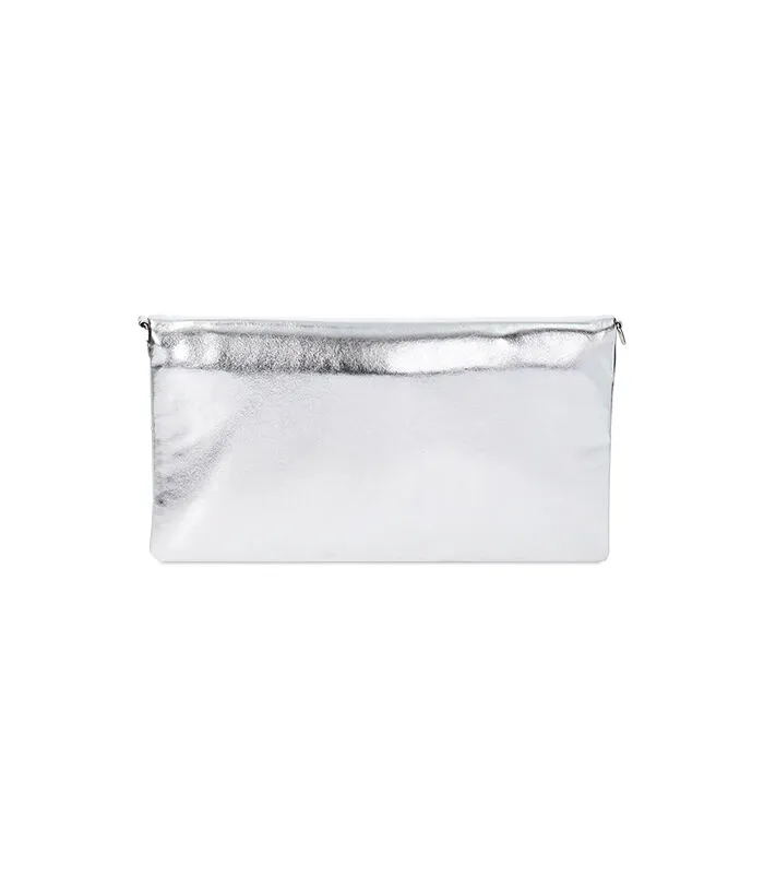 Pochette laminata argento