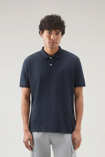 Polo in piquet di puro cotone                                                                                                   