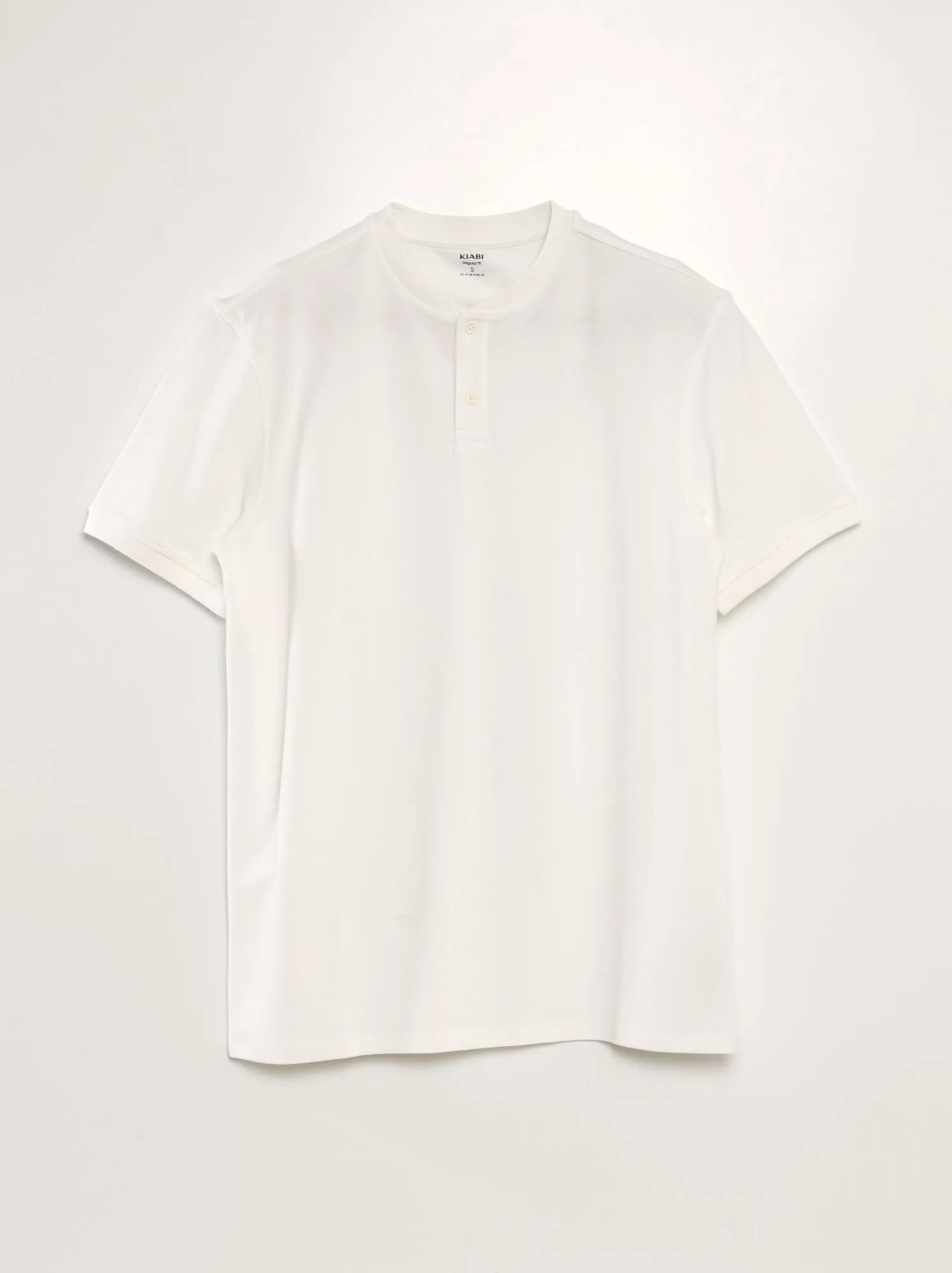 Polo in piqué di cotone tinta unita - BIANCO