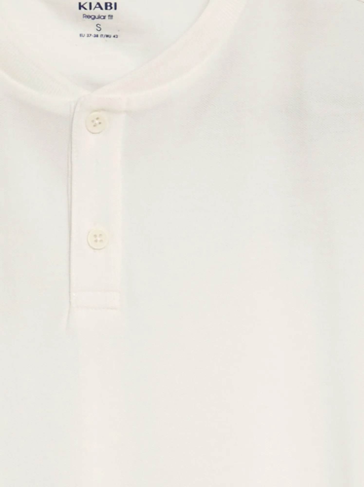 Polo in piqué di cotone tinta unita - BIANCO