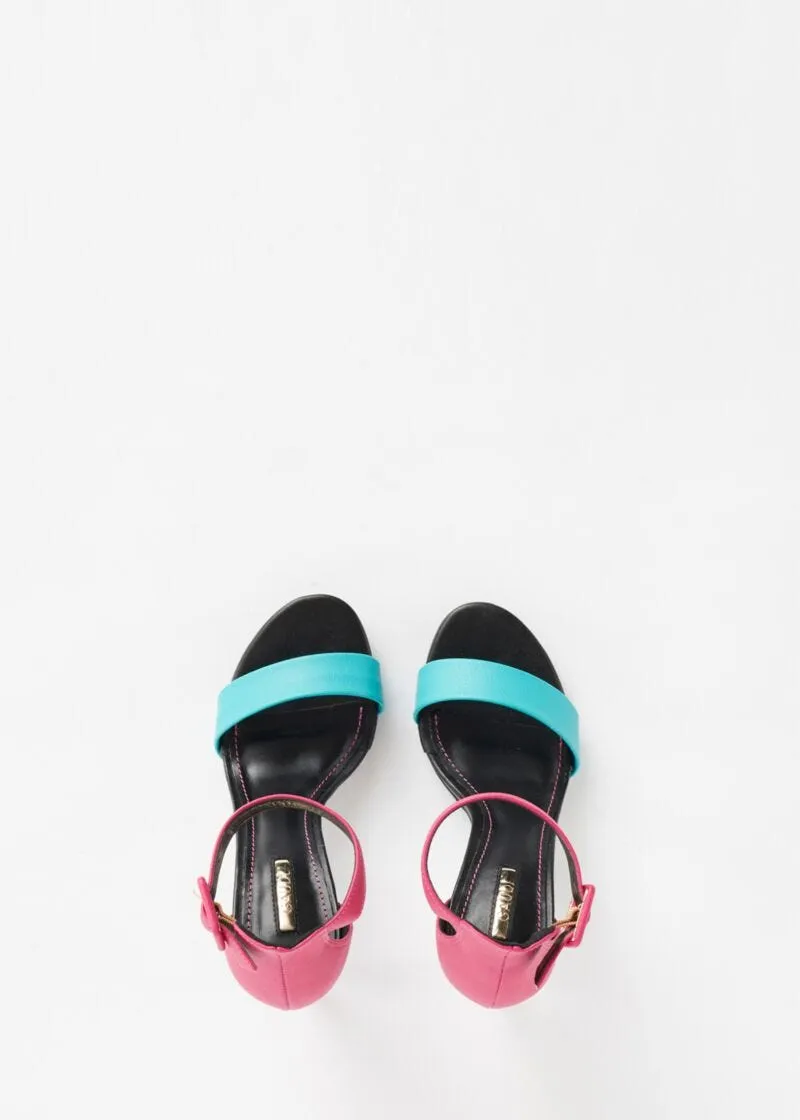 Sandali color block