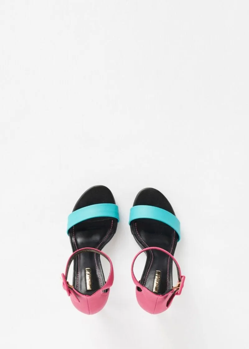Sandali color block