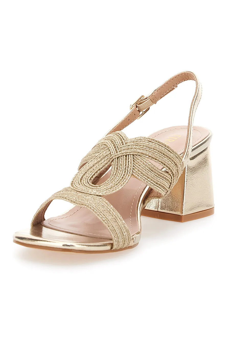 Sandali con Tacco Oro First Lady 426