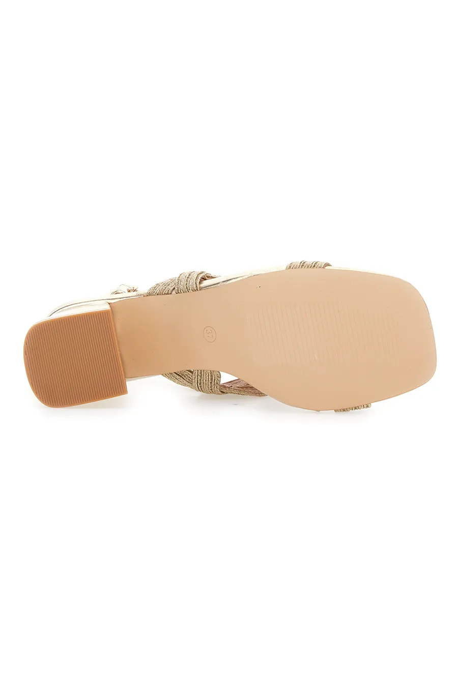 Sandali con Tacco Oro First Lady 426
