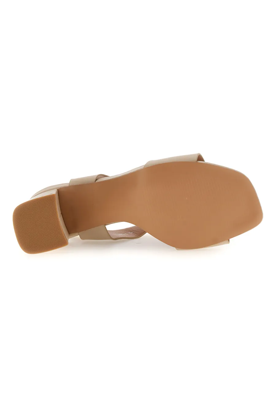 Sandali con Tacco The First 9706 Beige