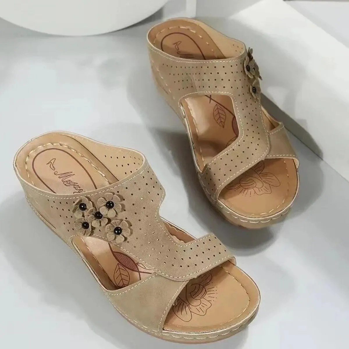 Sandali da donna Sandali estivi stile Roma per infradito Sandali piatti Scarpe casual estive da spiaggia