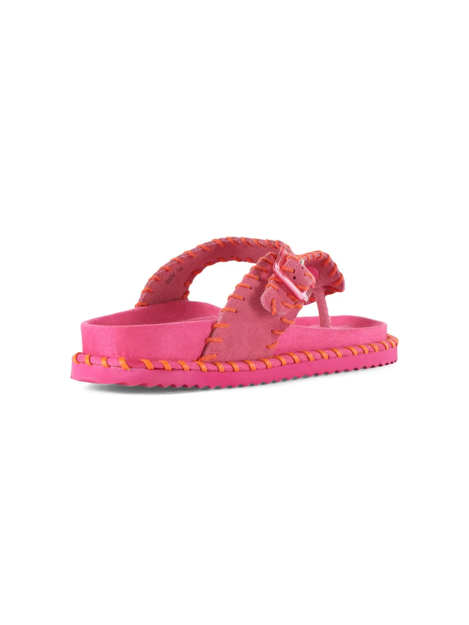 Sandali infradito in suede
