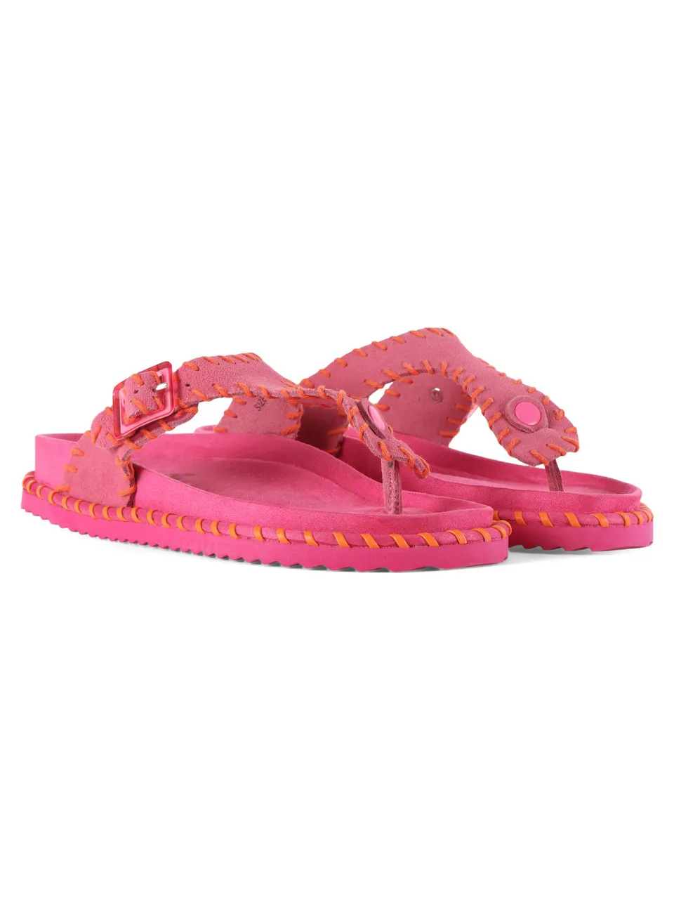 Sandali infradito in suede