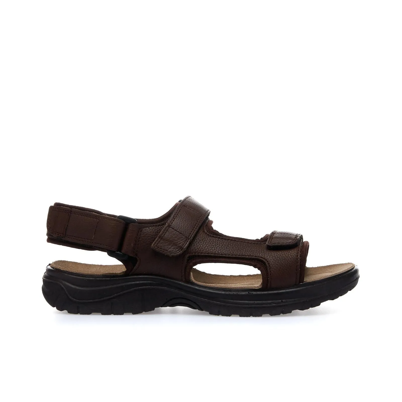 Sandali marroni in pelle