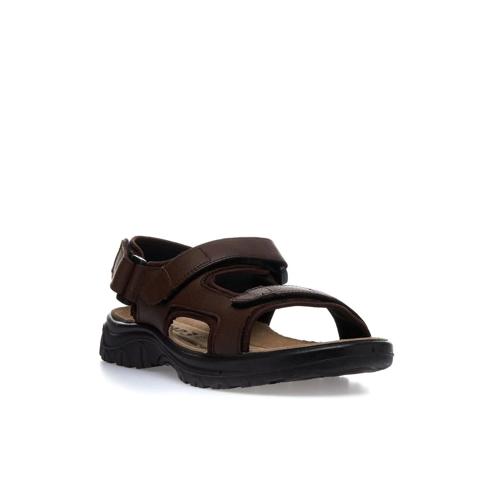 Sandali marroni in pelle