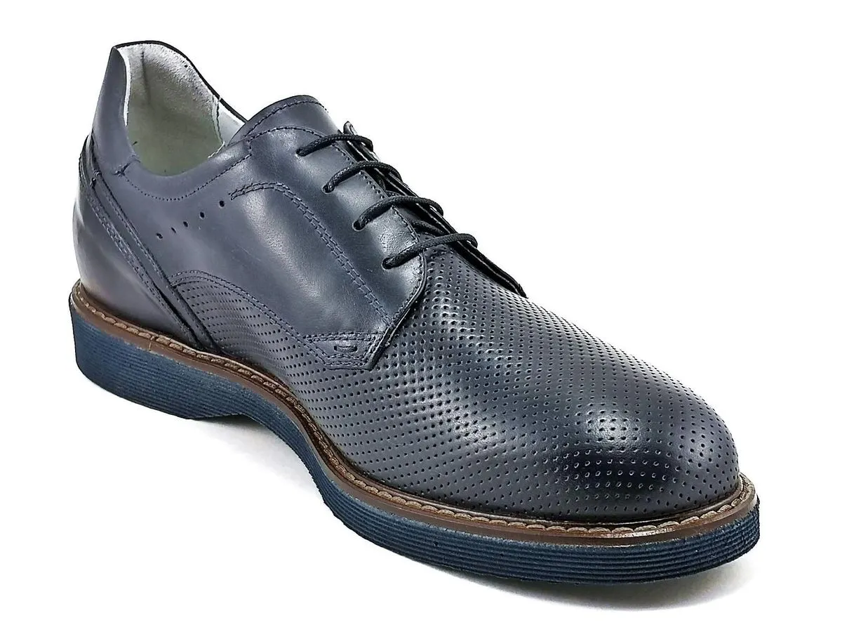   SCARPE DERBY UOMO RAFFINATE NERO GIARDINI E001462U  