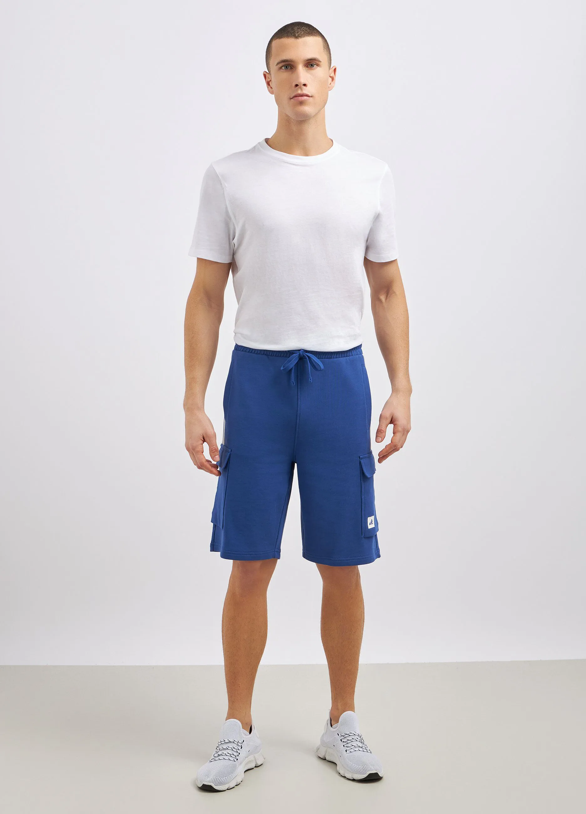 Shorts cargo in puro cotone uomo