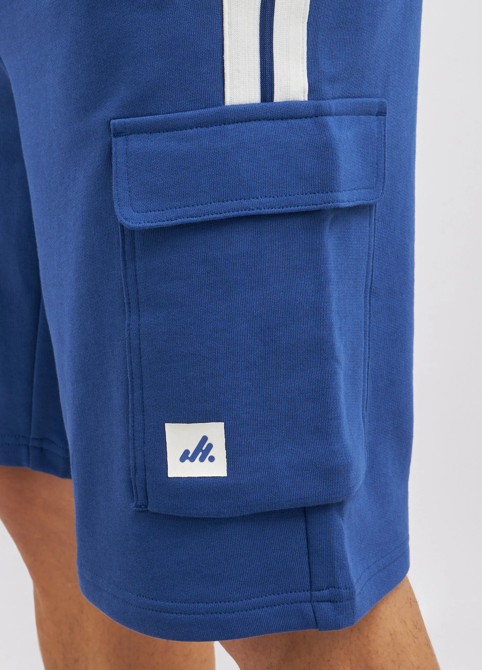 Shorts cargo in puro cotone uomo