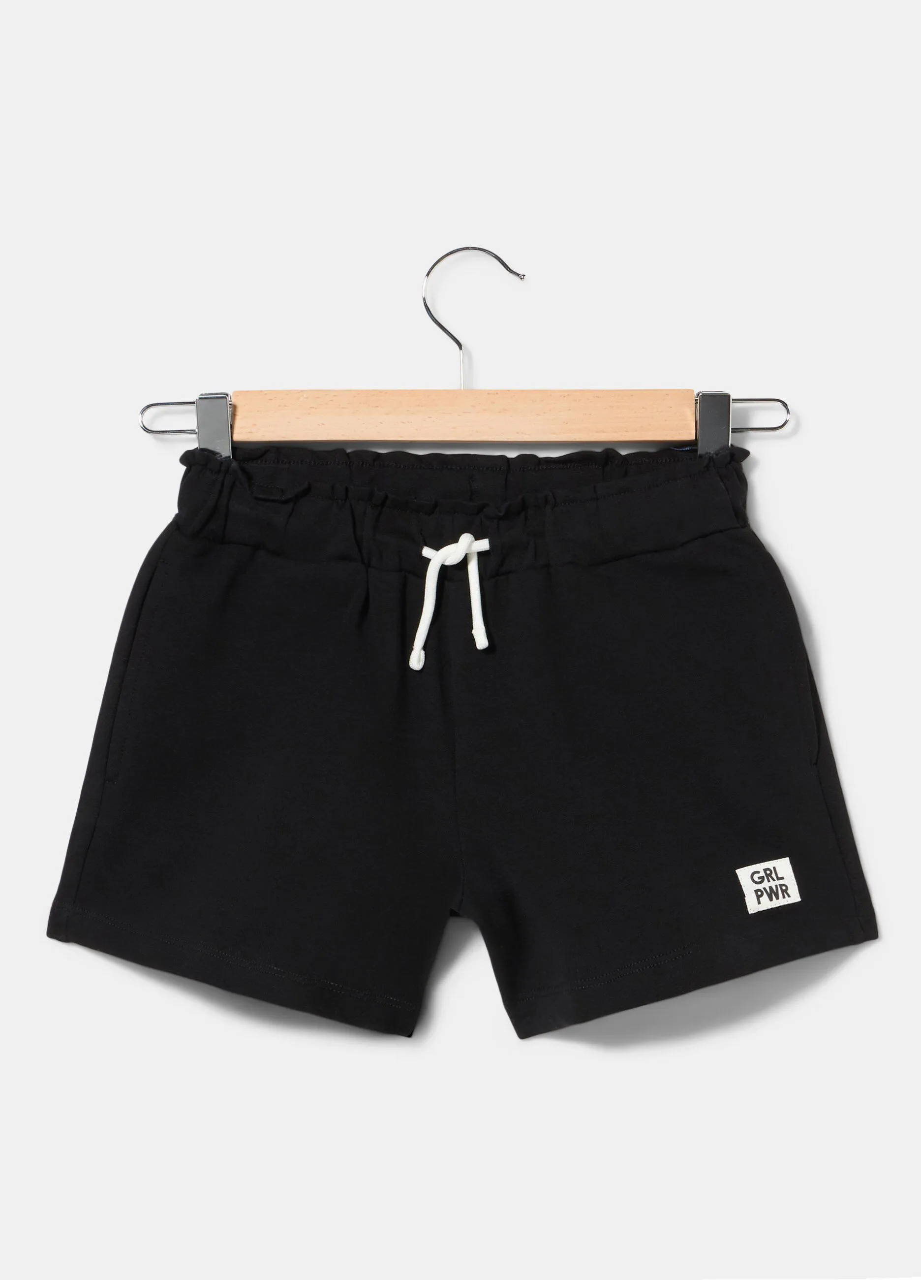 Shorts in felpa di cotone ragazza