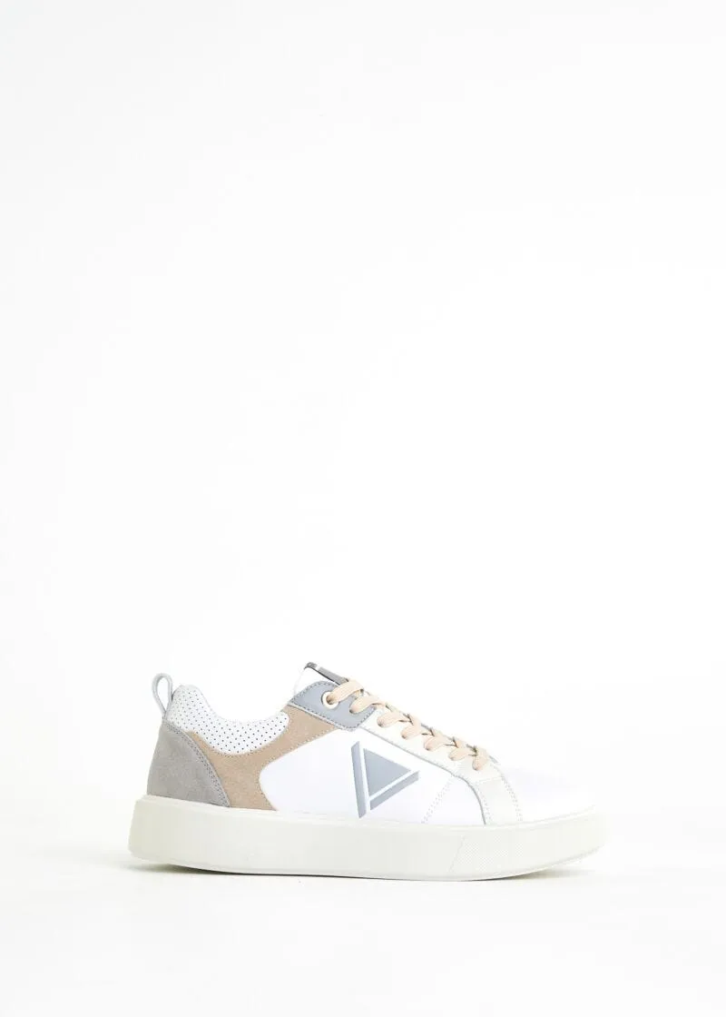 Sneaker in pelle e suede