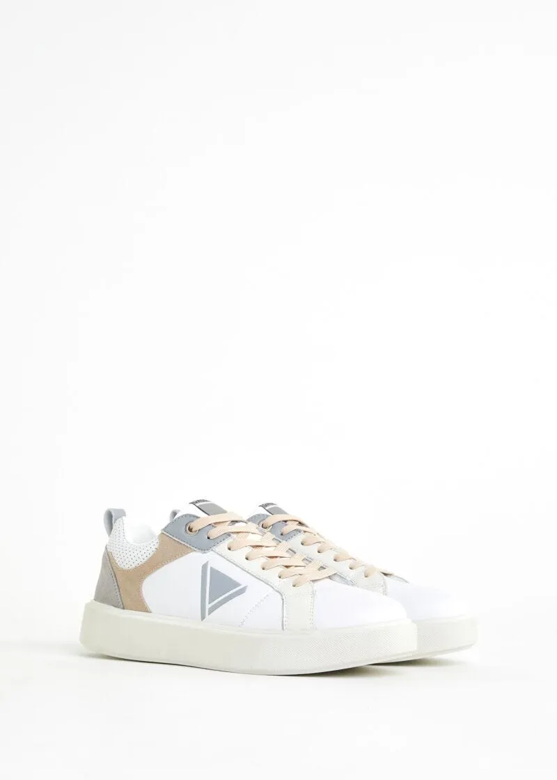 Sneaker in pelle e suede