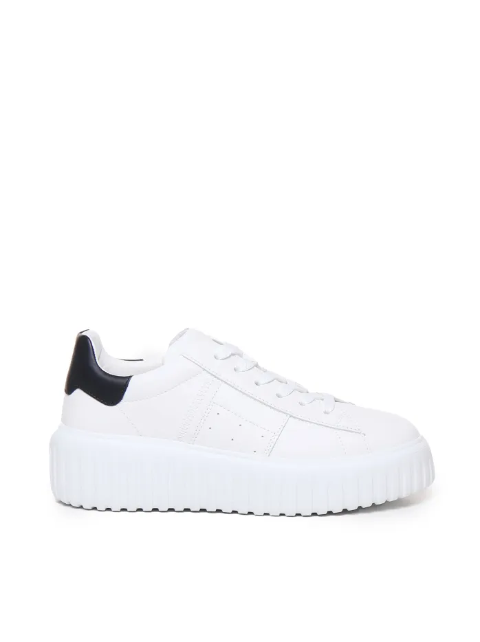 SNEAKERS H-STRIPES IN PELLE
