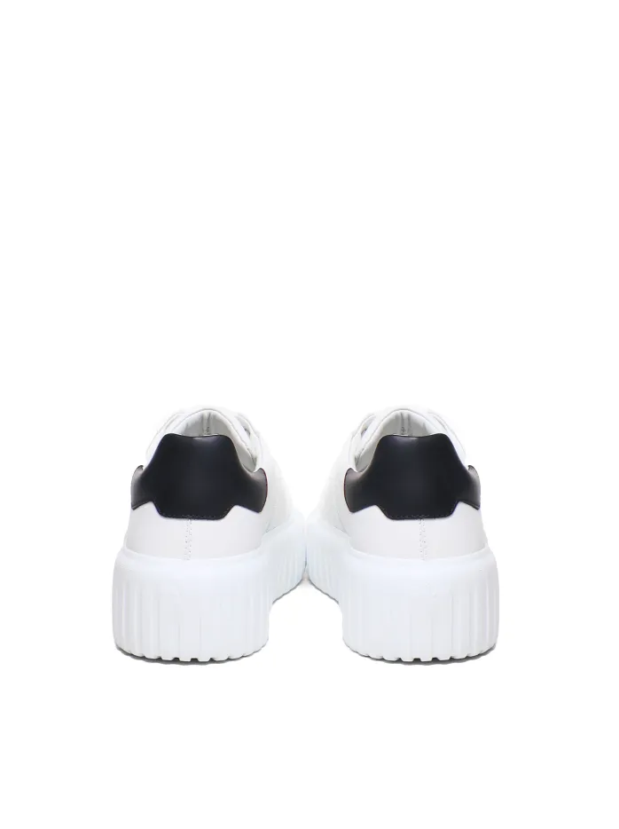 SNEAKERS H-STRIPES IN PELLE