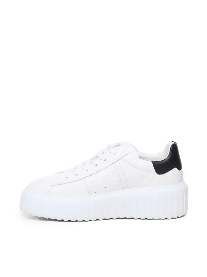 SNEAKERS H-STRIPES IN PELLE