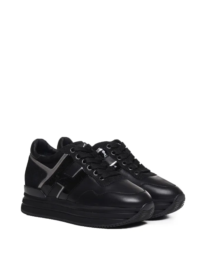 SNEAKERS H483 MIDI PLATFORM CON INSERTI GLITTER
