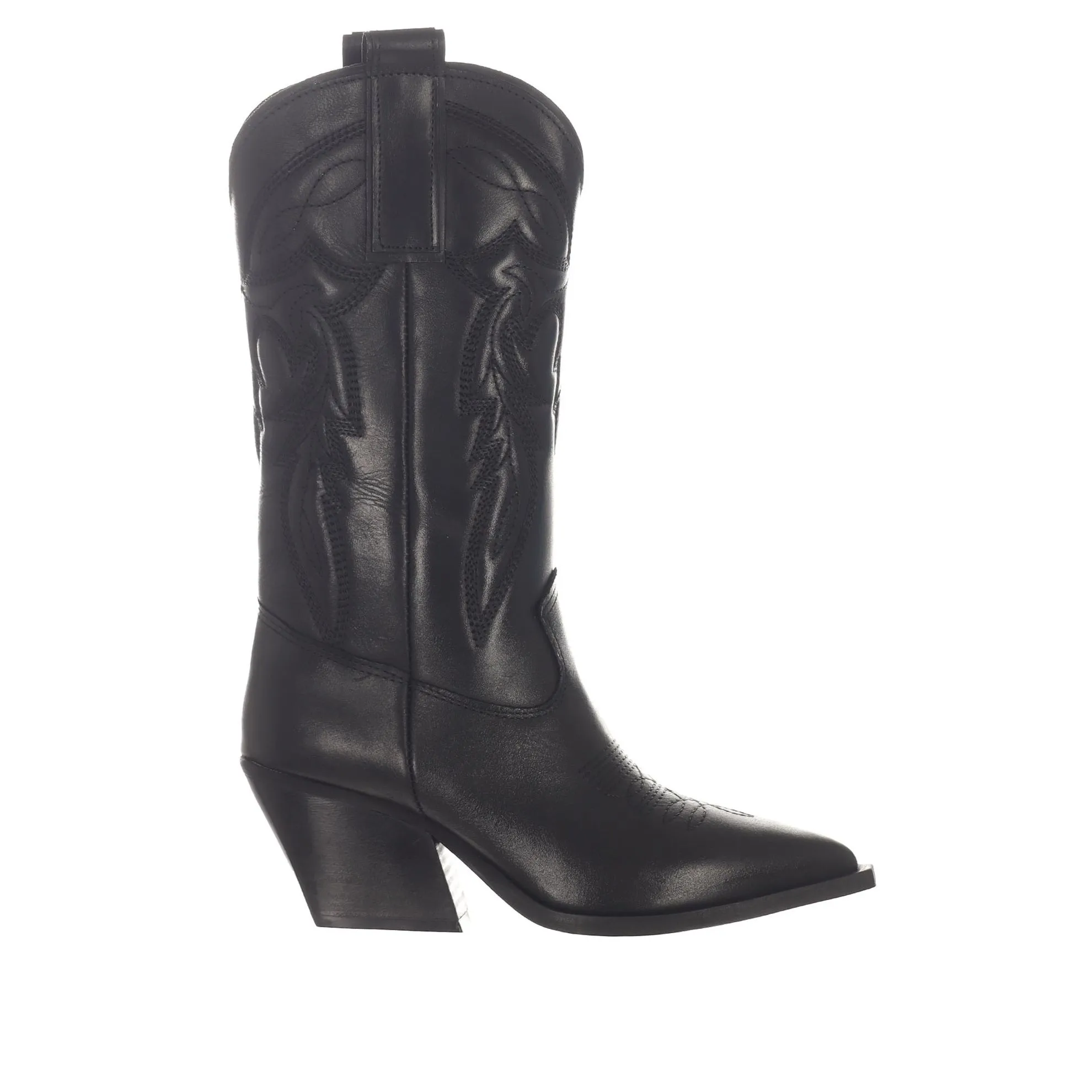 Stivale texano in pelle