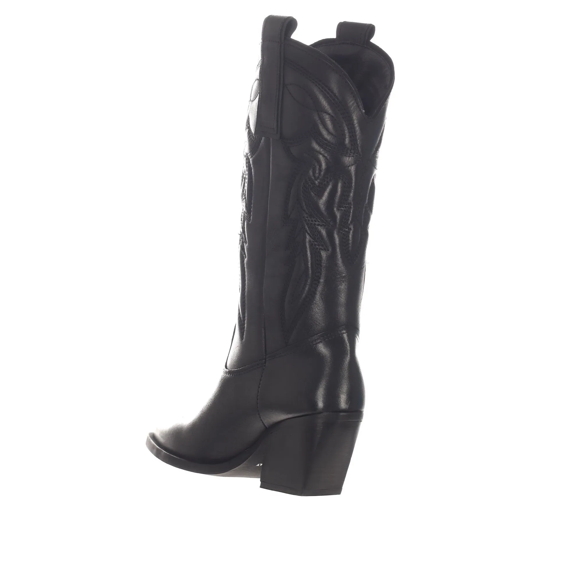 Stivale texano in pelle