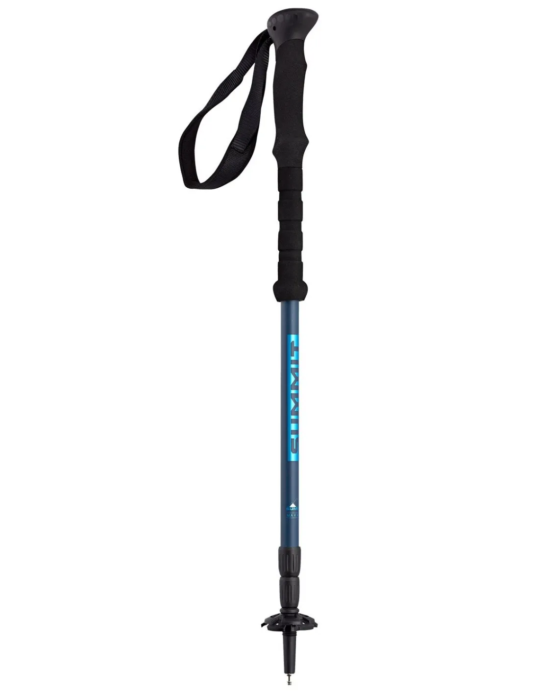 Summit Poles Bastoncini Makalu Twistlock + Grip Bastoncini da trekking lunghi blu scuro