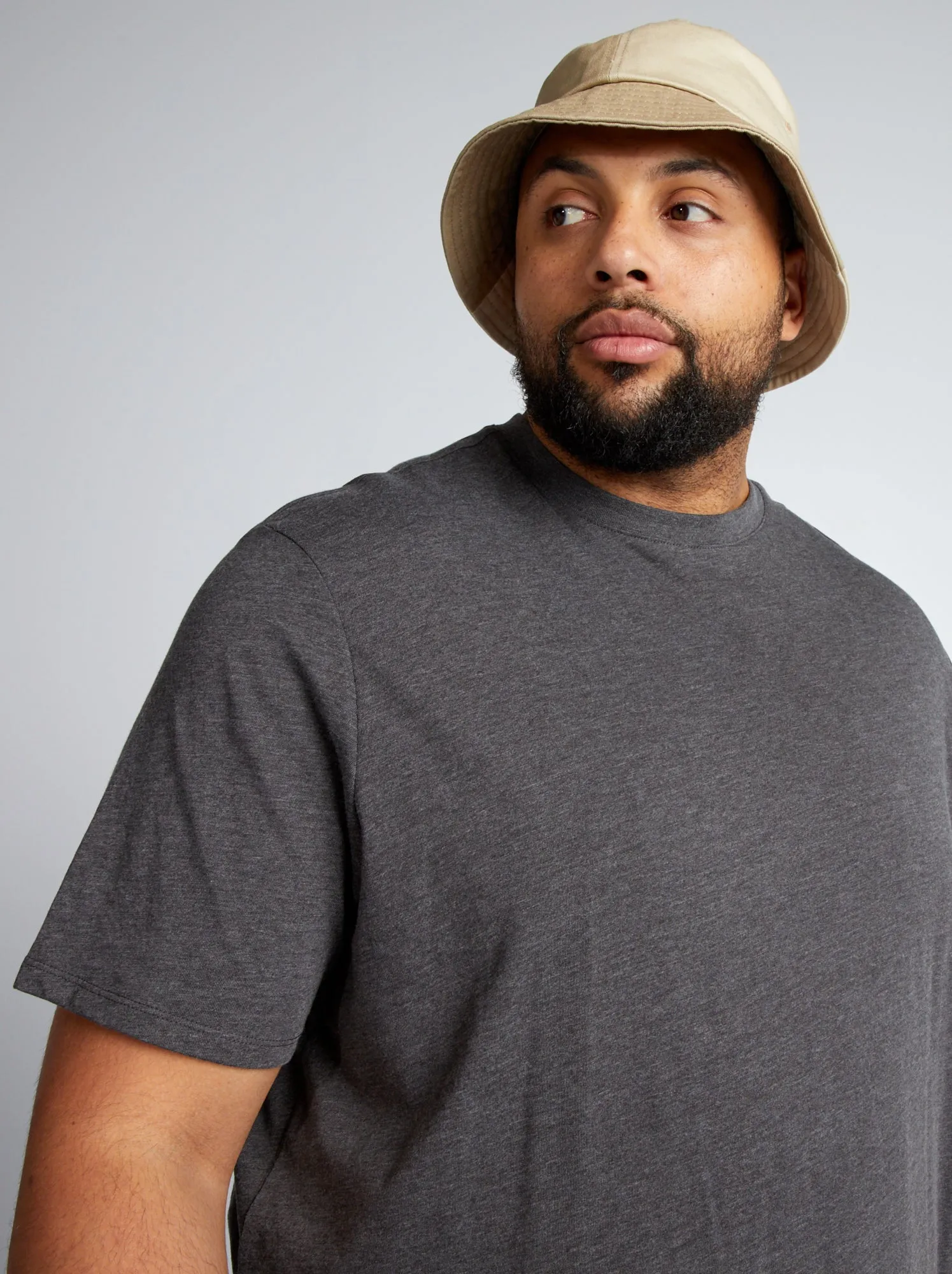T-shirt puro cotone - GRIGIO