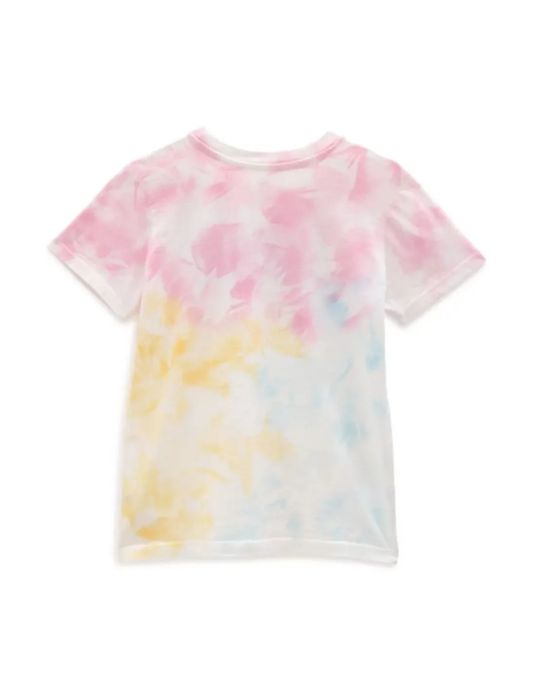 T-shirt rosa Tie Dye con logo Wash Crew Cradle di Vans