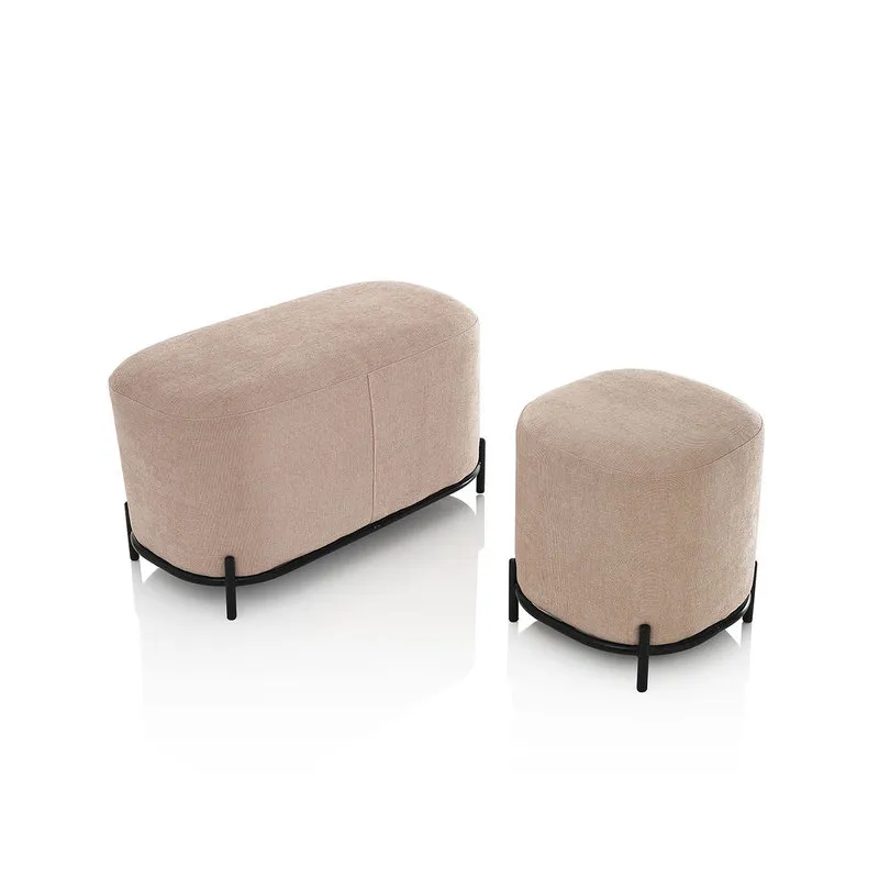 TFT Home Pouf VANITY, rosa cipria