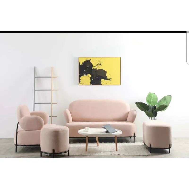 TFT Home Pouf VANITY, rosa cipria