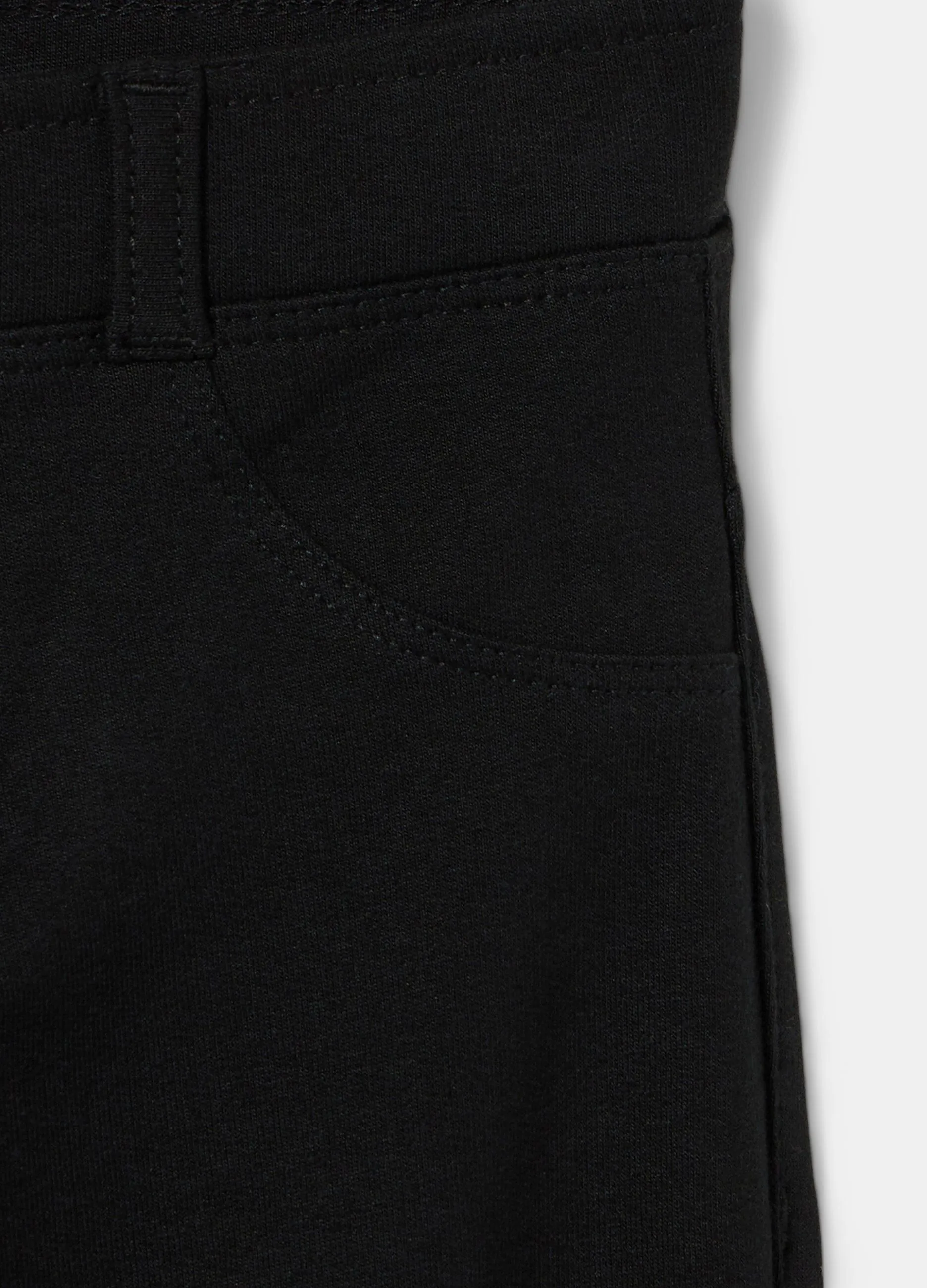 Treggings in felpa di cotone bambina